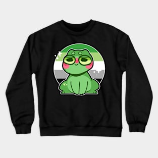 pride frog- Aromantic Variant Crewneck Sweatshirt